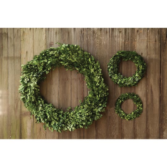 Hello Honey® Preserved Genuine Boxwood Wreath